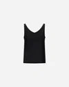 Herno Resort Top In Envers Satin In Black