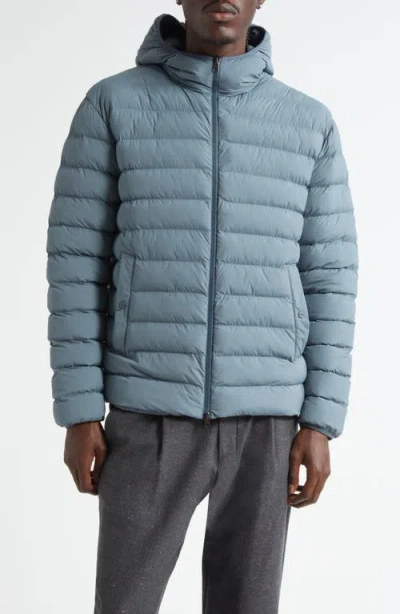 HERNO HERNO RESORT TRAVEL STRETCH NYLON PACKABLE HOODED JACKET