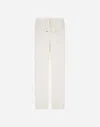 Herno Resort Trousers In Cotton Feel With Drawstring In White