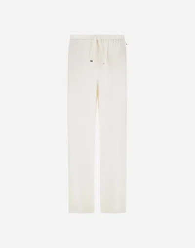 Herno Resort Trousers In Cashmere Silk