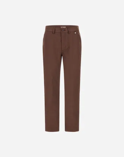 Herno Resort Trousers In Cotton Feel