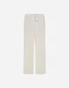 Herno Resort Trousers In Cotton Feel With Drawstring