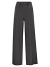 Herno Resort Trousers In Melange Fabric In Gray