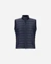 Herno Resort Vest In Nylon Ultralight In Blue
