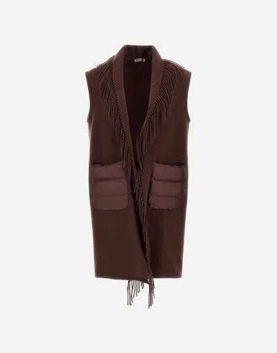 HERNO RESORT WAISTCOAT IN WARMY & NYLON ULTRALIGHT