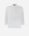 Herno ニュー クラッシーコットン Resort シャツ In White