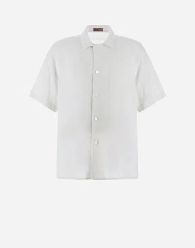 Herno Resort Shirt In Linus In White