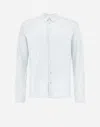 Herno Resort Shirt In Soft Wool Jersey In White