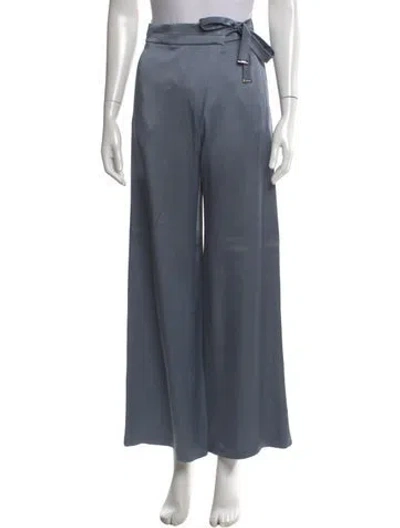 Pre-owned Herno Resort Wide Leg Pants W/ Tags In Blue
