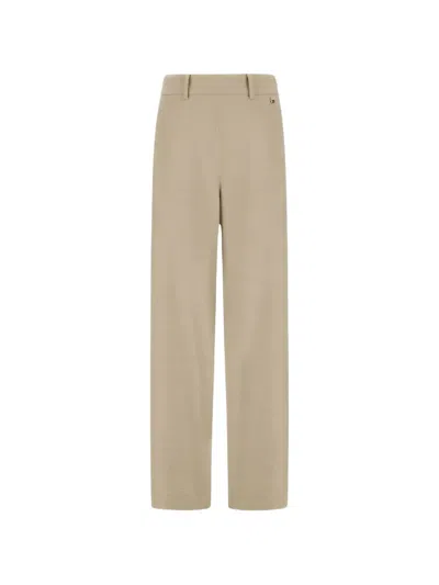 Herno Resort Wide-leg Trousers In Neutrals