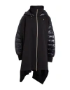 Herno Resort Woman Coat Black Size 8 Cotton, Polyamide, Viscose In Black