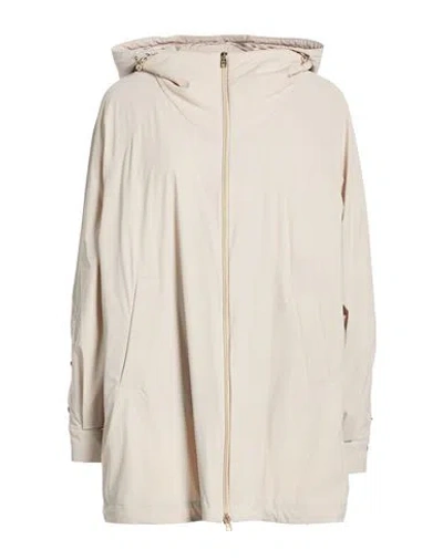 Herno Resort Woman Jacket Beige Size 12 Polyamide, Elastane, Polyurethane In Gray