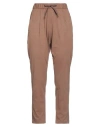 Herno Resort Woman Pants Light Brown Size M Polyester, Elastane In Brown