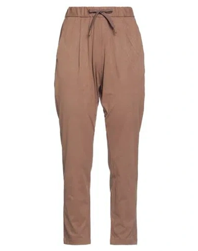 Herno Resort Woman Pants Light Brown Size M Polyester, Elastane