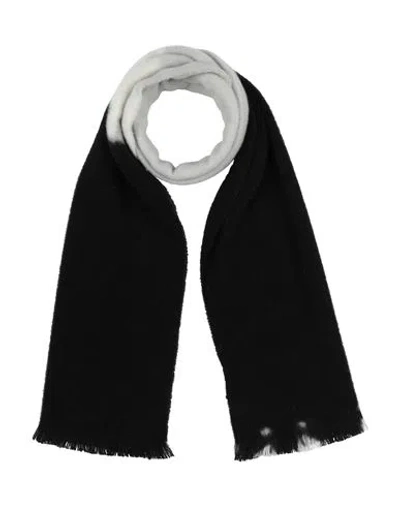 Herno Resort Woman Scarf Black Size - Virgin Wool