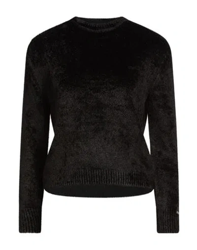 Herno Resort Woman Sweater Black Size 12 Viscose, Polyamide, Cotton