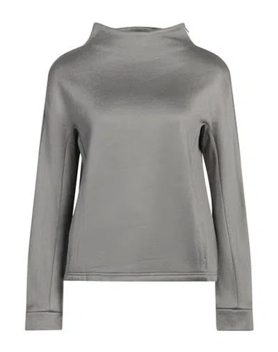 Herno Resort Woman Sweatshirt Grey Size 10 Viscose, Cotton, Synthetic Fibers, Wool, Metallic Fiber