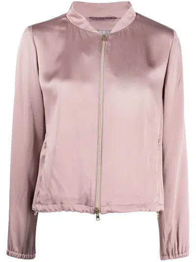 HERNO RESORT ZIP-UP BOMBER JACKET