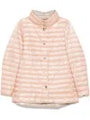 Herno Pink Nylon Reversible Down Jacket In Pink