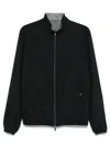 Herno Reversible Blouson Jacket In Blue