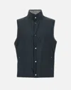 Herno Reversible Blue And Grey Gilet