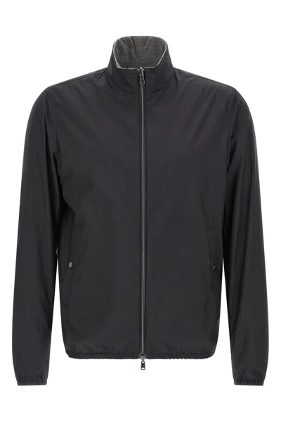 HERNO REVERSIBLE BOMBER JACKET