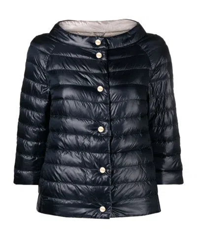 HERNO HERNO REVERSIBLE BUTTONED PADDED JACKET