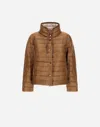Herno Reversible Cape In Nylon Ultralight In Chantilly