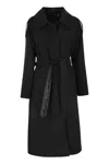 Herno Reversible Coat In Wool And Nylon Blend