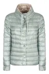 Herno Lightweight Puffer Jacket In Blue