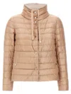 Herno Reversible Down Jacket Casual Jackets And Parka Multicolor In Brown