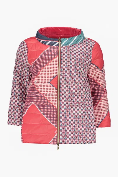 Herno Reversible Down Jacket In Multicolor
