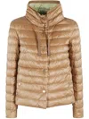 Herno Reversible Down Puffer Jacket In Neutrals