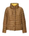 Herno Reversible Down Puffer Jacket In Brown