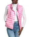 Herno Reversible Puffer Gilet In Pink