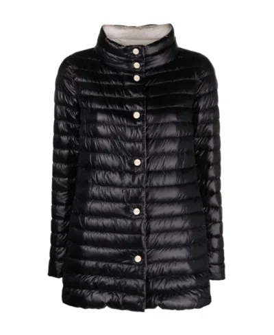 HERNO REVERSIBLE GOOSE-DOWN PUFFER JACKET