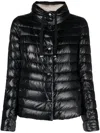 Herno Reversible Down Jacket Casual Jackets And Parka Multicolor In Black