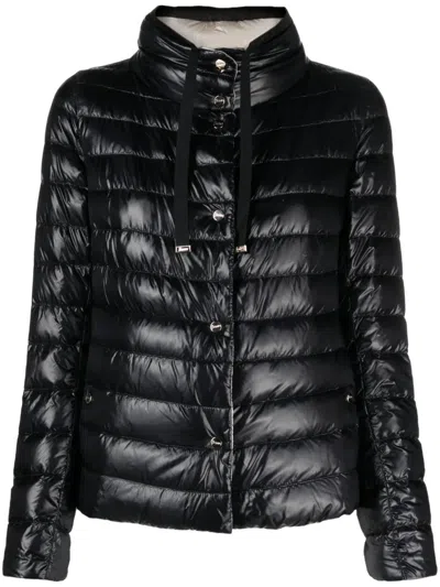 Herno Reversible Goose-down Puffer Jacket In Black