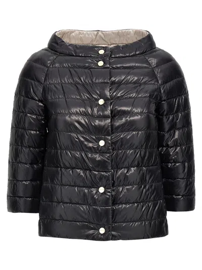 Herno Reversible Hood Casual Jackets And Parka Multicolor In Black