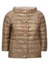 Herno Reversible Hood Casual Jackets And Parka Multicolor In Brown