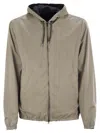Herno Men's Reversible Hooded Jacket In Beige