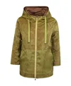 Herno Reversible Hooded Jacket In Green