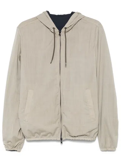 HERNO REVERSIBLE HOODED JACKET