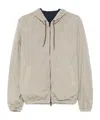 Herno Reversible Hooded Jacket In Nude