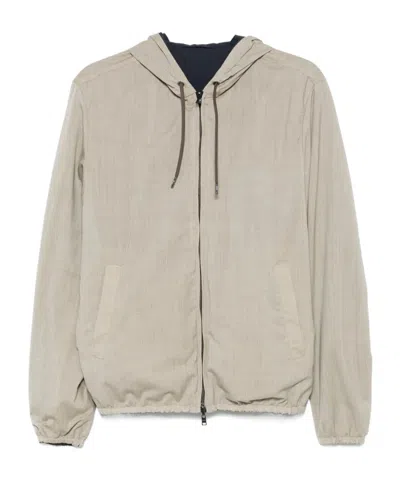 HERNO REVERSIBLE HOODED JACKET