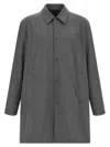 Herno Reversible Flight Line Jacket Long Cut In Blue