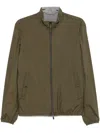 Herno Reversible Millionaire Microfibre And Ecoage Bomber Jacket In Green