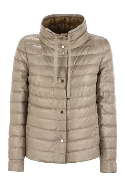HERNO HERNO REVERSIBLE JACKET IN ULTRALIGHT NYLON
