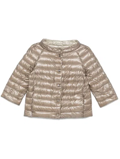 Herno Reversible Jacket In Neutrals