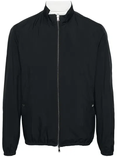 Herno Reversible Lightweight Jacket In 黑色
